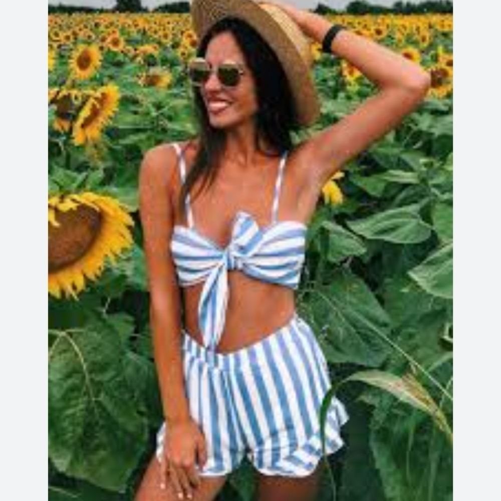 Stripe crop top